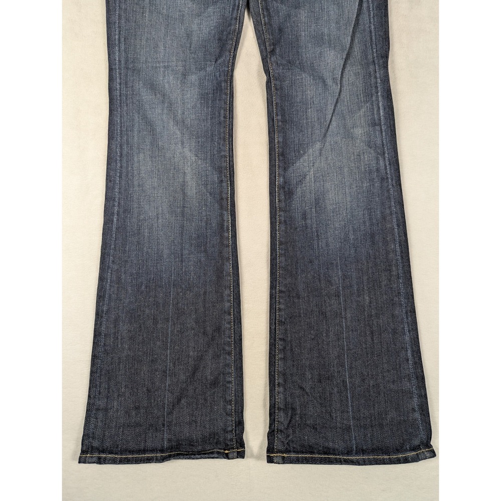 7 For All Mankind Original Bootcut Dark Blue Womens Jeans Size 26 - Picture 4 of 7
